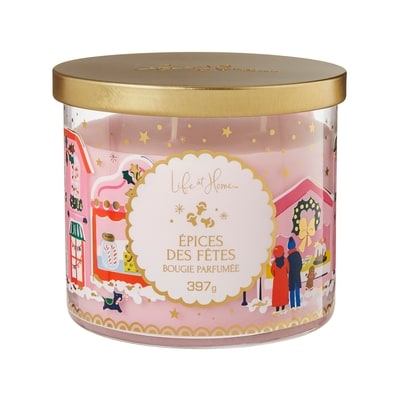 Life at Home Bougie parfumée Épices des fêtes 1 ea, 16,00 $/1ch