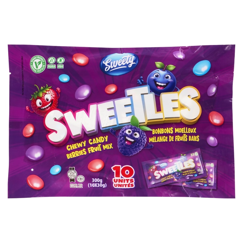 Sweetles Chewy Candy Berries Fruit Mix