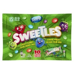 【sweet】 Sweety Sweetles Chewy Candy Sour Fruity Mix - 300 g | Real