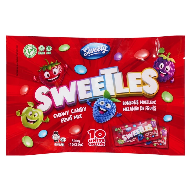 Sweetles Chewy Candy Fruit Mix