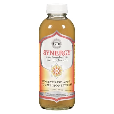GT's Raw Kombucha Honeycrisp Apple 480 ml, $1.31/100ml