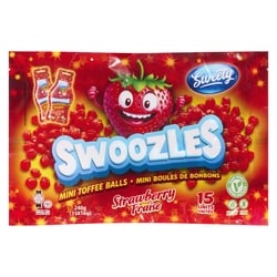 Swoozles Mini Toffee Balls Strawberry