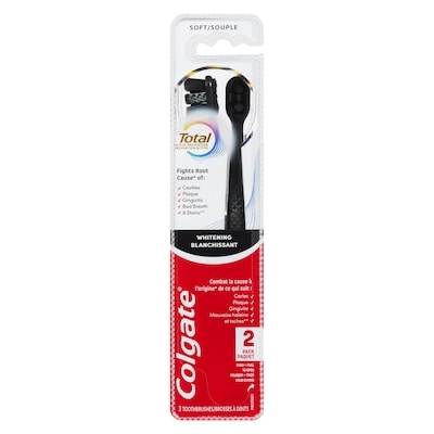 Colgate Total prévention active brosses à dents souple blanchissant 1 ea, 11,99 $/1ch