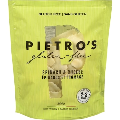 PIETRO'S Gluten-Free Pasta Spinach & Cheese 300 g, $4.16/100g