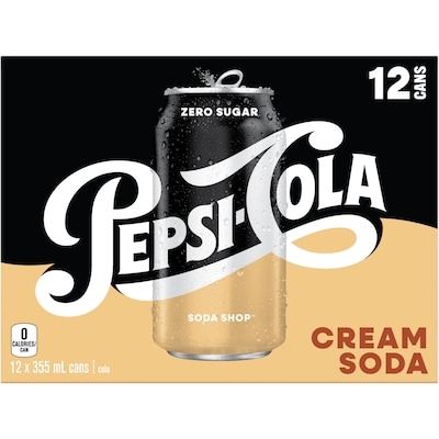 Pepsi Zero Cream Soda 12x355.0 ml, $0.19/100ml