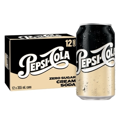 Pepsi Zero Sucre Soda Mousse 12x355.0 ml, 0,21 $/100ml
