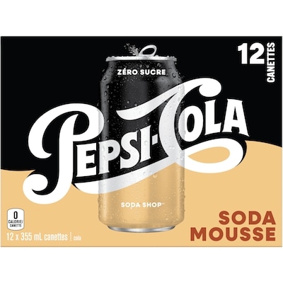 Pepsi Zero Soda Mousse 12x355.0 ml, 0,20 $/100ml