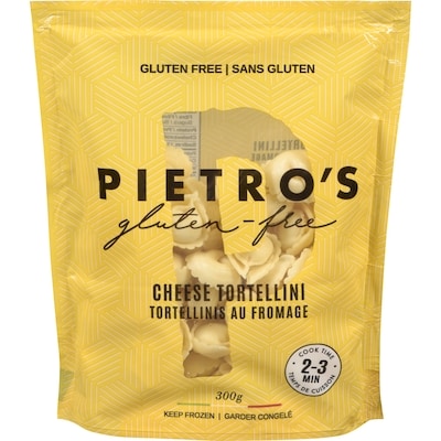 PIETRO'S Pâtes sans gluten tortellinis au fromage 300 g, 4,16 $/100g