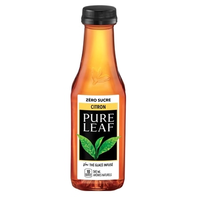 Pure Leaf Thé glacé citron sans sucre 547 ml, 0,88 $/100ml