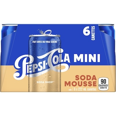 Pepsi Soda Mousse 6x222.0 ml, 0,40 $/100ml