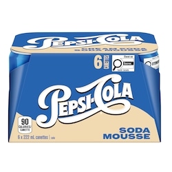 Pepsi Soda Mousse 6x222.0 ml, 0,41 $/100ml