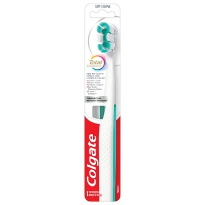 Colgate Total Active Prevention Foaming Clean Soft Toothbrush, 1 Pack 1 ea, $6.99/1ea