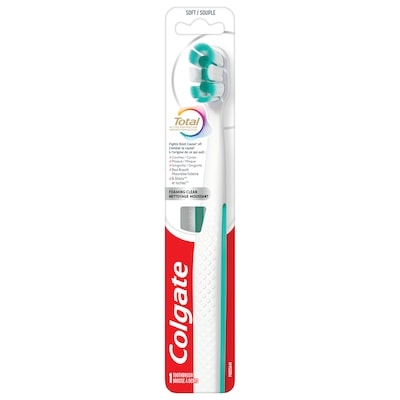 Colgate Total Active Prevention Foaming Clean Soft Toothbrush, 1 Pack 1 ea, $6.49/1ea
