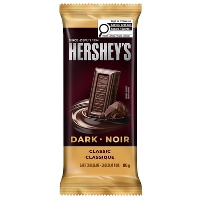Hershey's Signature Dark Classic Bar 100 g, $3.99/100g
