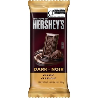 Hershey's Dark Chocolate Classic 100 g, $2.00/100g