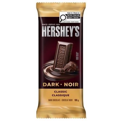Hershey’s Noir Classique 100 g, 3,99 $/100g