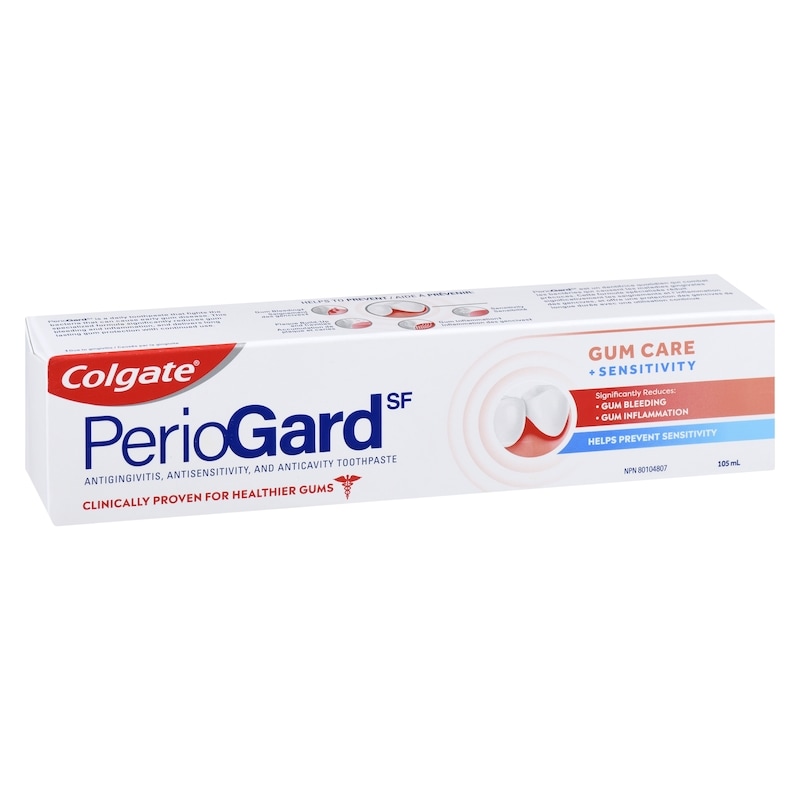 Periogard Sf Antigingivitis, Antisensitivity, And Anticavity Toothpaste Gum Care + Sensitivity