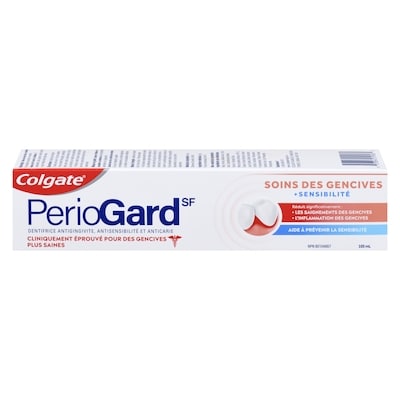Colgate Periogard sf dentifrice antigingivite, antisensibilité et anticarie soins des gencives + sensibilité 105 ml, 10,47 $/100ml