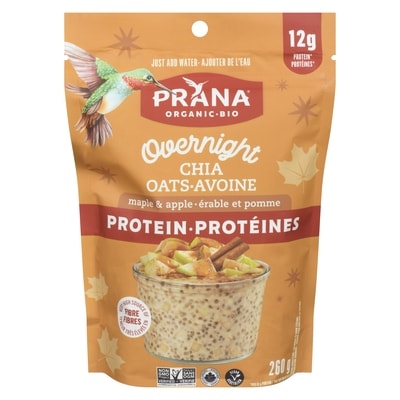 Prana Chia Oats Overnight Maple & Apple 260 g, $3.07/100g