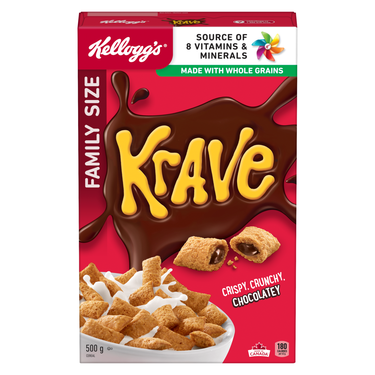 Kelloggs Krave Cereal, Family Size