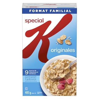 Kellogg’s Special K Céréales originales format familial 485 g, 1,65 $/100g
