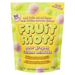 FRUIT RIOT! Sour Candy Grapes - 170 g | Independent City Market