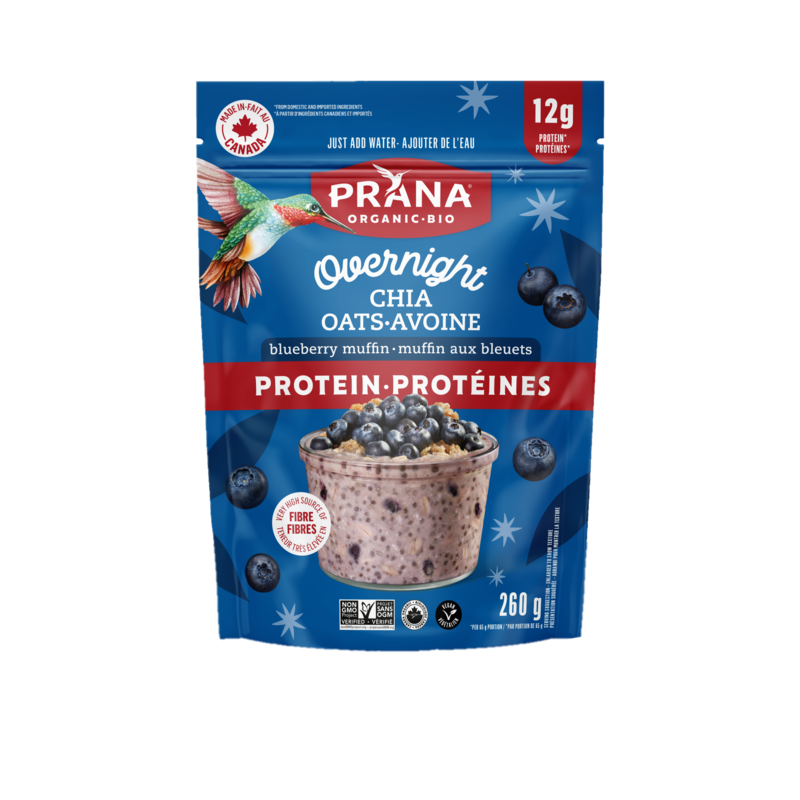 Protein Overnight Chia - Blueberry Muffin