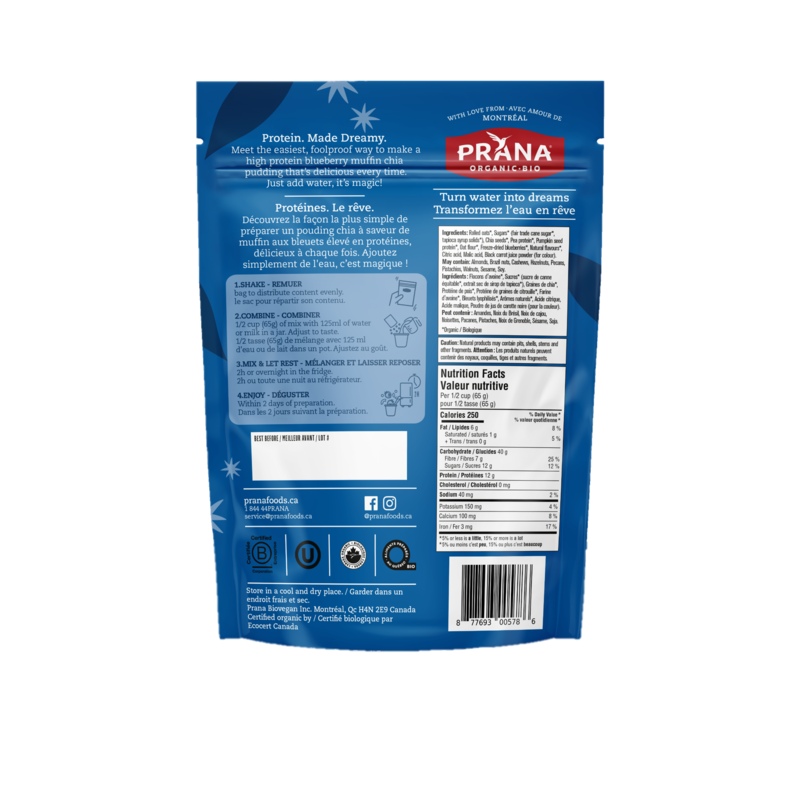 Protein Overnight Chia - Blueberry Muffin