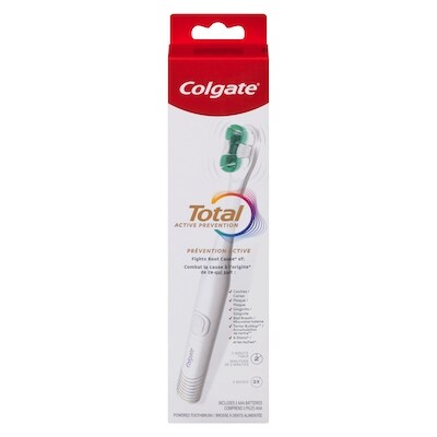 Colgate Total prévention active brosse à dents alimentée 1 ea, 18,99 $/1ch