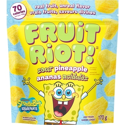 FRUIT RIOT! Ananas acidulé 170 g, 4,70 $/100g