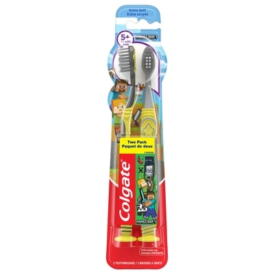 Colgate Kids Minecraft Toothbrush Pack, 2 Count 2 ea, $3.75/1ea