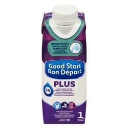 Good Start Plus préparation pour nourrissons à base de lait enrichie de fer liquide concentré 0 mois+ 12x240.0 ml, 1,74 $/100ml