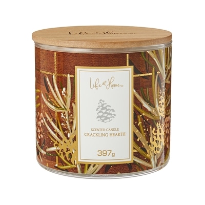 Life at Home Crackling Hearth Scented Candle 1 ea, $16.00/1ea