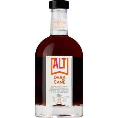 ALT Non-Alcoholic Spirit In The Style Of Dark Rum Dark Cane 375 ml, $4.53/100ml