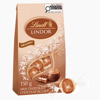 Lindt LINDOR Tiramisu Chocolate Truffles Bag 150 g, $6.00/100g