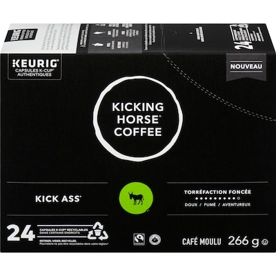 Kicking Horse Café moulu kick ass torréfaction foncée 24 ea, 1,54 $/1ch