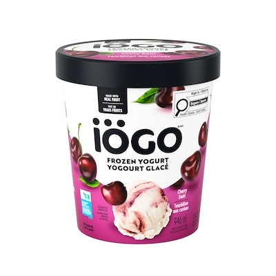 IOGO Cherry Swirl Frozen Yogurt, Real Fruit & Dairy 946 ml, $0.69/100ml