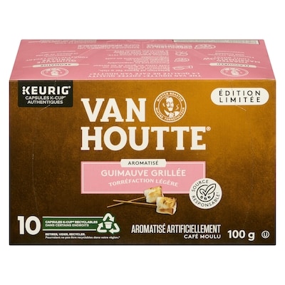 Van Houtte Café moulu aromatisé guimauve grillée torréfaction légère édition limitée 10 ea, 1,55 $/1ch