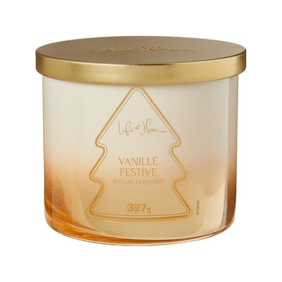 Life at Home Bougie parfumée Vanille festive 1 ea, 16,00 $/1ch
