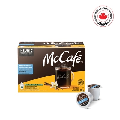 McCafé Café aromatisé 100 % arabica vanille française torréfaction moyenne 10 ea, 1,70 $/1ch