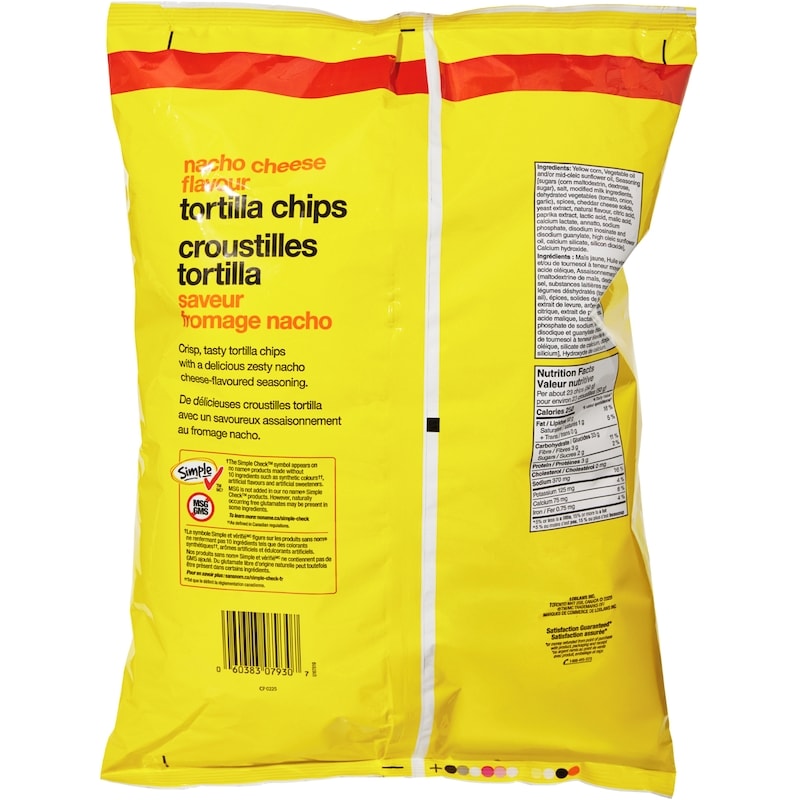 Nacho Cheese Flavour Tortilla Chips Club Size