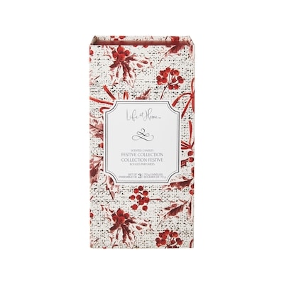 Life at Home Ensemble de 3 bougies parfumées collection Festive 1 ea, 10,00 $/1ch
