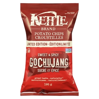 Kettle Brand Croustilles de pommes de terre Gochujang 198 g, 2,27 $/100g