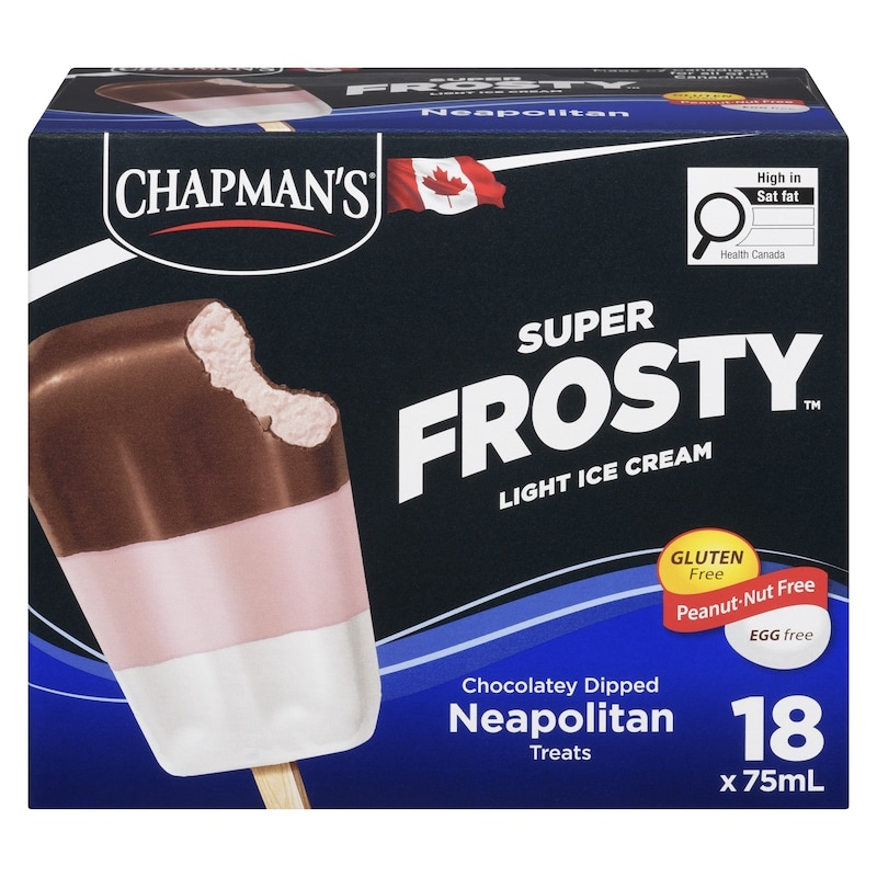 Super Frosty Light Neapolitan Ice Cream Bar