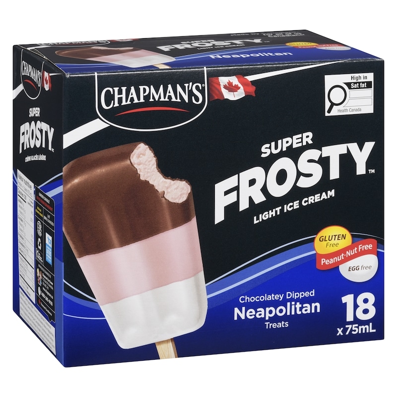 Super Frosty Light Neapolitan Ice Cream Bar