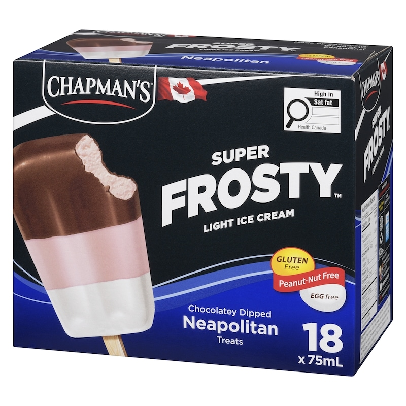 Super Frosty Light Neapolitan Ice Cream Bar