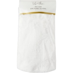Life at Home Jupe de sapin en similifourrure 48 po – blanc 1 ea, 49,00 $/1ch