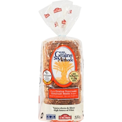 St Methode Gourmet Seeds Bread Rye And Sunflower 550 g, $0.91/100g