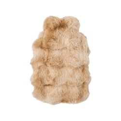 Life at Home Faux Fur Hot Water Bottle - Beige 1 ea, $15.00/1ea