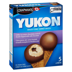 Chapmans Yukon Grizzly Ice Cream Cone Coffee & Double Dip with